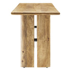 Modway Amistad 58" Wood Bench - Oak-6