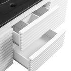 Modway Render 48" Wall-Mount Bathroom Vanity - White/Black-9