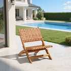 Zuo Sunflare Lounge Chair - Brown-Seating Capacity: 1