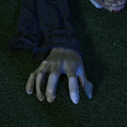 HOMCOM 62" Sound Activated Crawling Zombie Halloween Decoration -Activates by touch or loud noises. The good choice to scare trick-or-treaters 