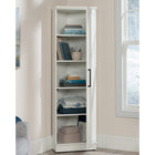 Sauder HomePlus Corner Cabinet - Soft White-Multi-room storage: This functional corner unit is great for general storage, kitchen/pantry, laundry/utility, office or bathroom