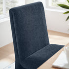 Modway Emory Fabric Upholstered Dining Side Chair - Slate Blue-Arrives Fully Assembled