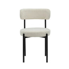 Plata Imports Federica Dining Chair-Padded seat for added comfort