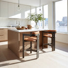 Zuo Shaili Counter Stool - Brown-Assembly not required