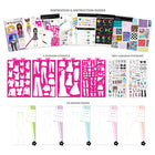 Fashion Angels Fashion Compact Portfolio-BOOSTS CREATIVE & ARTISTIC SKILLS - Get hours of fun and creativity with this fashion designer sketchbook for girls kit. Removable fashion stencils for girls with 50+ clothing and accessory shapes help create different outfits and styles. To complete each design or OOTD, colourful stickers from the set can be added to accessorize the stylish look