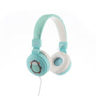 Planet Buddies Kids Wired Headphones - Light Blue (Penguin)-Comfortable Design: Lightweight, adjustable and foldable, with super-soft ear cushions and headband. More than just kids toys, our headphones come in a range of characters to educate kids on endangered species and environmental issues