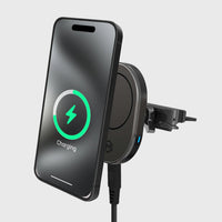 Mighty Mount MagSafe 15W Wireless Charger Mount - CD Base-MagSafe Compatibility: Crafted for iPhone 15, 14, 13, and 12 series