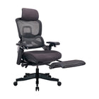TygerClaw High Back Ergonomic Chair with Adjustable Mesh Chair-Slide out mesh footrest lets you kick back and relax during your breaks