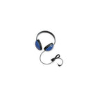 Califone Listening First Stereo On-Ear Headphone - Blue-Blue on-ear headphones for rich sound reproduction