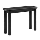 Modway Alvia Oak Wood Console Table - Black-Rectangular Console Table