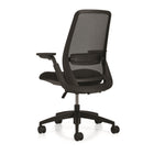 Offices to Go TL High Back Weight-Sensing Synchro-Tilter Chair - Black-Standard with height adjustable lumbar support