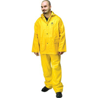 Zenith Safety Rz500 Flame Resistant Rain Suit, Medium, Yellow - 2 Pack-Material Thickness - 0.35 mm