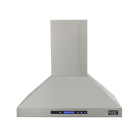 KUCHT KRH3612IS 36" 900 CFM Island Range Hood - Stainless Steel-High quality 1.0 mm thickness 304 grade stainless steel Professional Range Hood will enhance the look of your gourmet kitchen