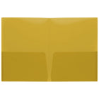 Staples Poly Report Cover - Letter Size - Translucent Yellow-80 sheet capacity