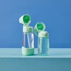 b.box - Tritan Drink Bottle - 450ml - Spearmint-Spill-proof straw and robust handle for school and on-the-go