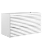 Modway Render 36" Wall-Mount Bathroom Vanity Cabinet - White-7