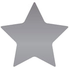 JAM Paper Standard Label Rolls - Star Shaped - 2 3/4 x 2 7/8 - Silver Matte Foil - 125 Labels/Roll-Size: Star ( 2 3/4 x 2 7/8 Inches ) | Printer friendly labels are easy to create and customize.