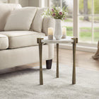 Zuo Rench Side Table - White-Maximum Weight Capacity: 110