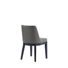 Manhattan Comfort Gansevoort 19" Modern Faux Leather Upholstered Dining Chair - Pebble Grey - Set of 2-Made to Last. Commercial Grade Product