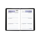 AT-A-GLANCE 2027 Weekly Pocket Planner - 6-1/16" H x 3-5/8" W - Black - Bilingual-Ruled, one week per two-page spread including weekends