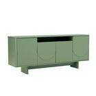 Manhattan Comfort Ella 70.9" Modern Sideboard - Sage Green-Recommended for up to a 65" TV
