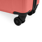 Bugatti Alexandria Collection 30.25" Hardside Spinner Luggage – Coral-TSA Combination Lock: For added security