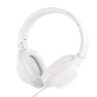 Basic Tech Wired Over The Ear Foldable Headphones - White-Universal
