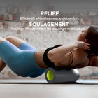 PurAthletics Smooth Textured Surface Roller - Grey-Effectively relieves sore muscles