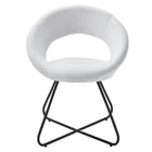 Modway Nouvelle Upholstered Fabric Dining Chair - Black/White - 2 Pack-8