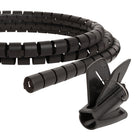 Helix 6' Plastic Cable Management Sleeve - Black-Cable Feed Tool