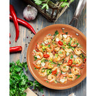Gotham Steel Non-Stick Frying Pan Set-Ultimate Ceramic Nonstick – the Gotham Steel nonstick cooking surface is coated three times and then reinforced with diamonds to deliver the ultimate food release. No seasoning or even oil or butter needed, makes for healthier eating, and provides for hassle free, 1-2-3 cleanup