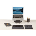 Fellowes Breyta Mousepad Wrist Rest with HEX Cushion - Black-Made from 69% post-consumer recycled content and 100% recyclable with Fellowes takeback program