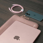 LOGiiX Vibrance Neo Sleeve Bundle with USB-C to USB-C Cable - Blush-4