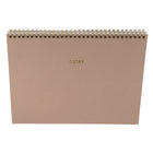 Gry Mattr Spiral Notebook - 8-1/2" x 11" - Lined - 80 Sheets - Tan-Dimensions: 11" W x 8" H
