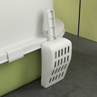 PawHut Enclosed Cat Litter Box with Lid and Scoop - Green-Colour: Green, White, Black 