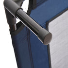 PawHut Elevated Dog Cot for XL Sized Dogs - Blue-Metal frame supports high load-bearing capacity 