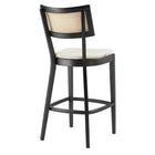 Modway Caledonia Wood Bar Stools - Black Beige - Set of 2-7