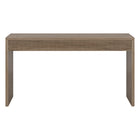 Hudson&Canal Lawrence 55"W Console Table - Antiqued Grey Oak-Table is made of high-quality and durable MDF and PVC materials