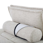Modway Saunter Tufted Fabric Armless Chair - Beige-Chair Weight Capacity: 300 lb