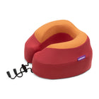 CABEAU Evolution Essential Ergonomic Neck Pillow - Red-Machine-washable removable cover