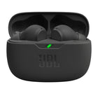 JBL Vibe Beam True Wireless Earbuds - Black-Lithium-ion Battery / Charging time: 2 hrs from empty / Music playtime with BT on: up to 8 hrs