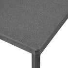 Modway Riverside Aluminum Outdoor Patio Coffee Table - Grey-Non-Marking Foot Caps