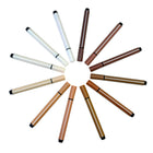 The Pencil Grip Triangular Magic Stix Global Skin Tone Markers - 12/Pack - 6 Pack-Non-toxic and washable
