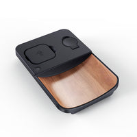 AXS Executive Tray 3-in-1 Wireless Charger - Brown -Qi2 certified