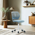 Homy Casa Blue Fabric Swivel Desk Chair-8