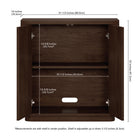 Hudson&Canal Easton 32"W Accent Cabinet - Alder Brown-8