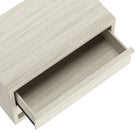 Manhattan Comfort Navis 32" Contemporary 2-Drawer Nightstand - Whitewashed Oak-Available in three versatile finishes: Natural Oak, Charcoal Grey, and Whitewashed Oak to suit different décor styles