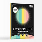 Astrobrights 24lb Cover Paper - 8.5" W x 11" H - Punchy Pastel 5-Colour - 200 Sheets (91741)-Basis Weight: 24 lb./89 gsm