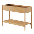 Modway Zaire 48" Double Sink Compatible Bathroom Vanity Cabinet - Natural-Sink Basin and Fixtures Not Included
