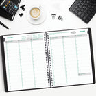 Brownline 2027 EcoLogix Weekly Planner with Twin-Wire Binding - 11" x 8-1/2" - Assorted Colours-Telephone and address section